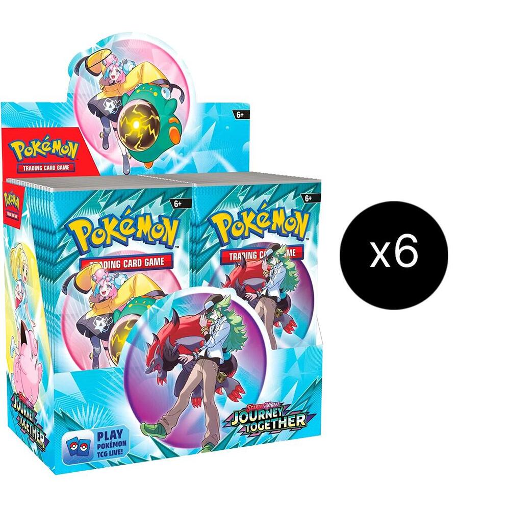 Pokemon Journey Together Enhanced Booster 6 Box Case