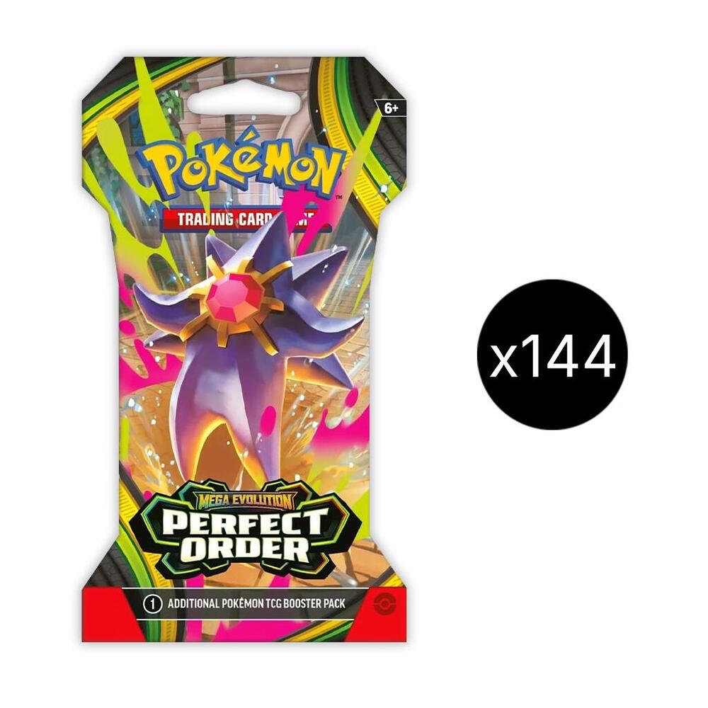 Pokemon Perfect Order Sleeved Booster 144 Pack Case