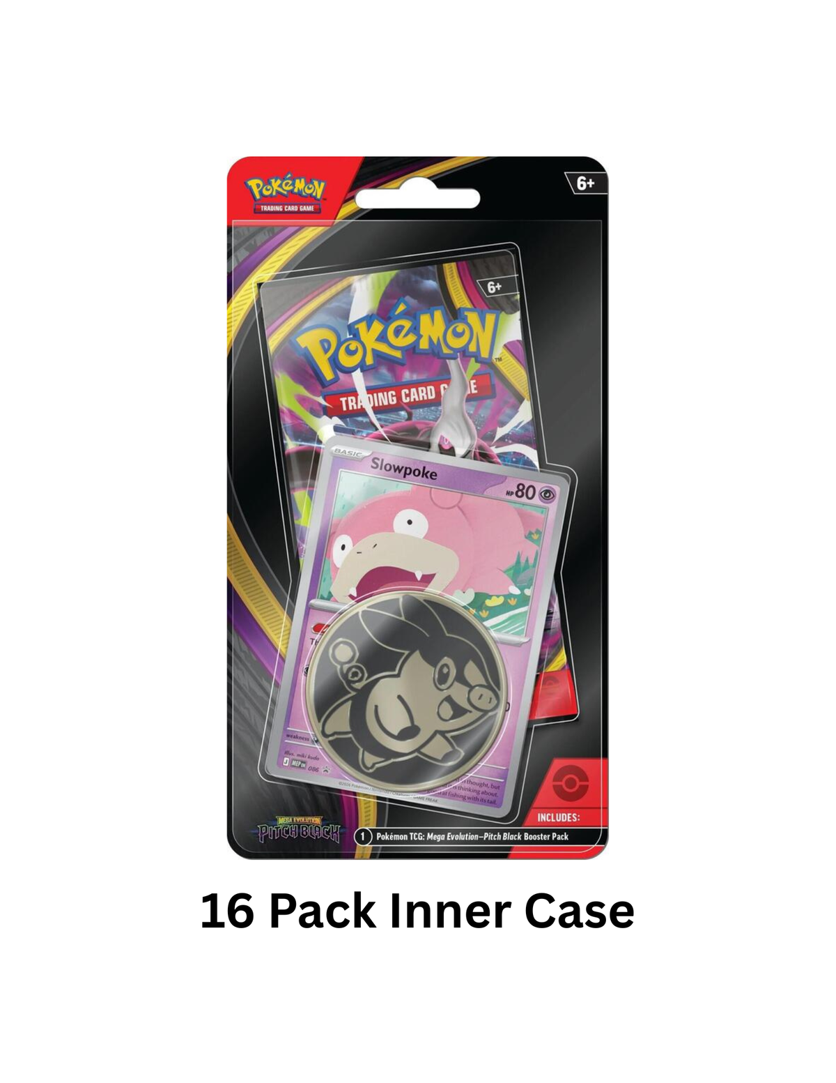 Pokemon Pitch Black Checklane Blister Pack 16 Pack Inner Case *Presale*