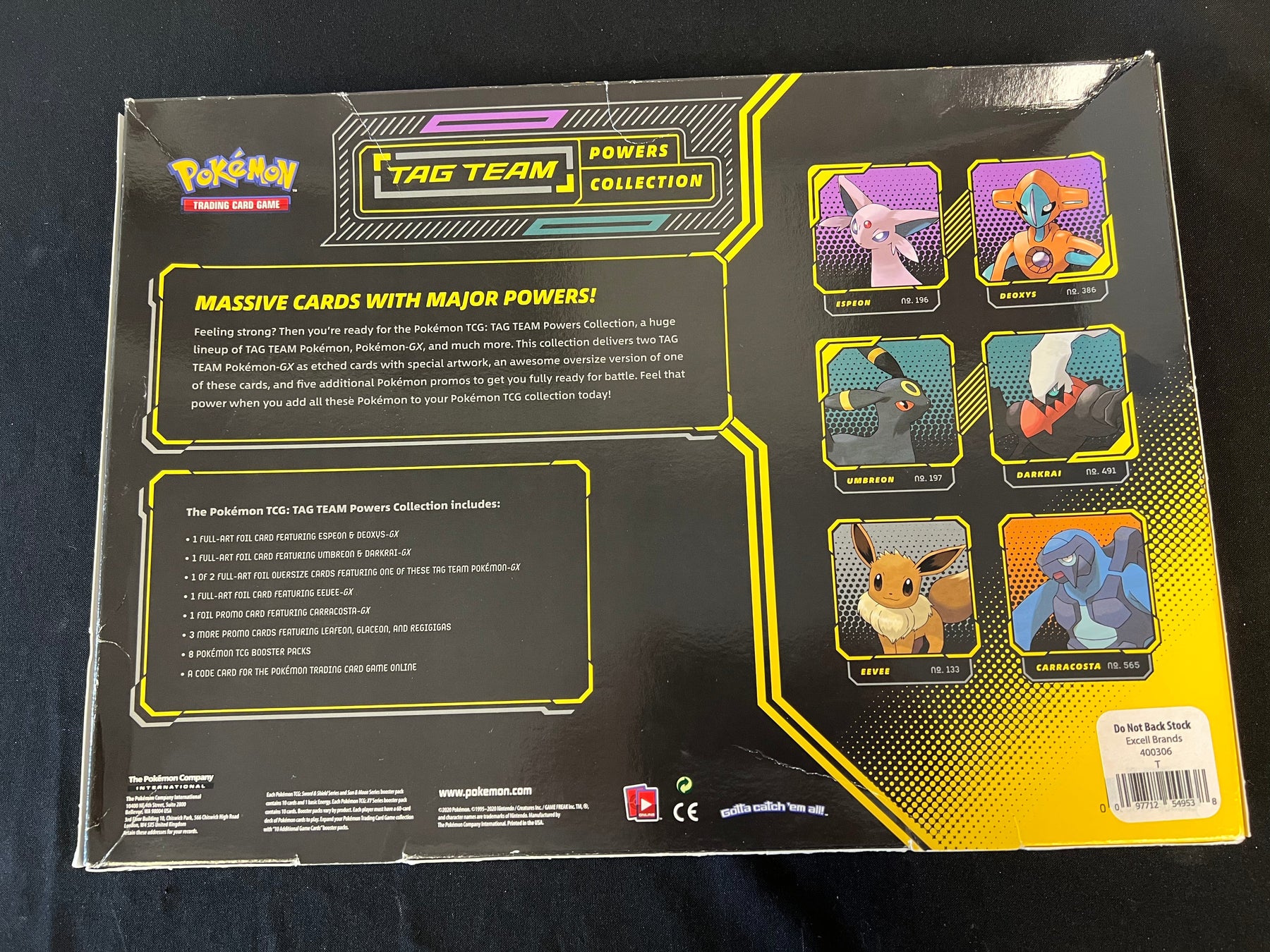 Pokemon TAG TEAM Powers Collection [Umbreon & Darkrai GX] *See Photos*