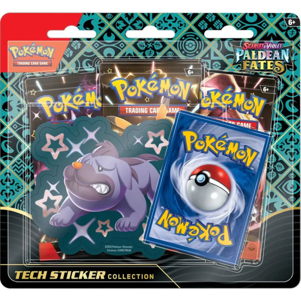 Pokemon Paldean Fates Tech Sticker Collection