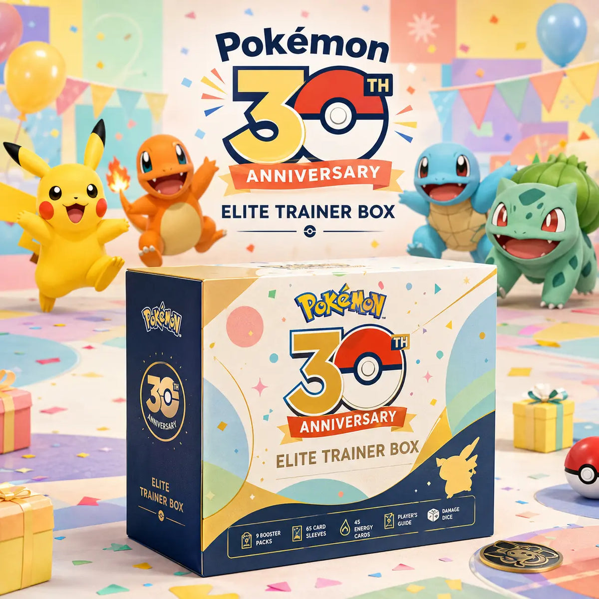 Pokémon - 30th Anniversary - Elite Trainer Box - Preorder (Wave 3 - October Release)