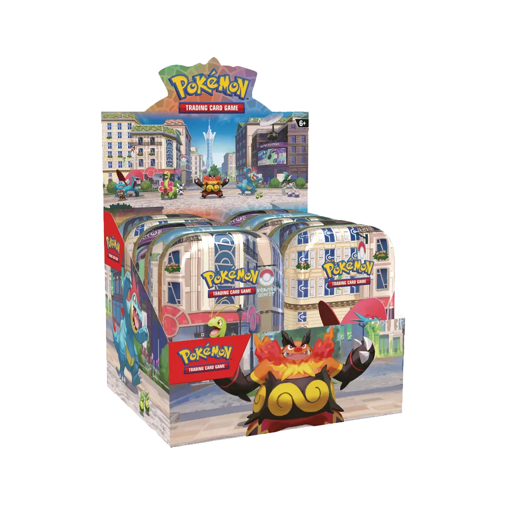 Pokémon TCG Lumiose City Mini Tin 10ct Display
