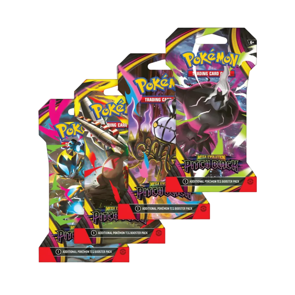 Pokémon - Mega Evolution - Pitch Black - Sleeved Booster Pack (Preorder) - July