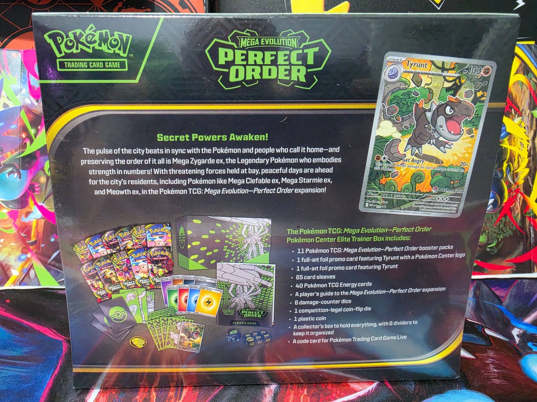 Pokémon TCG: Mega Evolution-Perfect Order Pokémon Center Elite Trainer Box