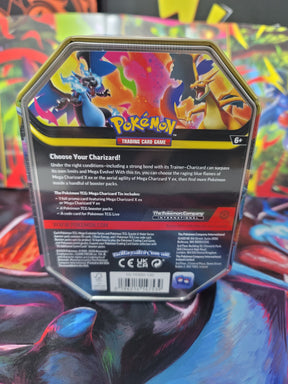 Pokémon TCG: Mega Charizard EX Tin Styles Vary