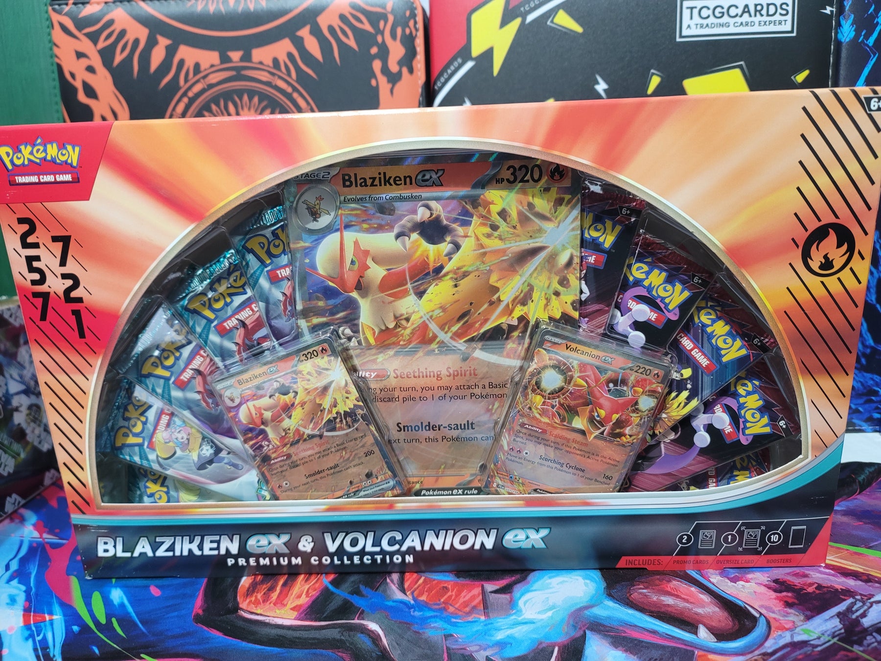 Pokémon TCG: Blaziken EX & Volcanion EX Premium Collection