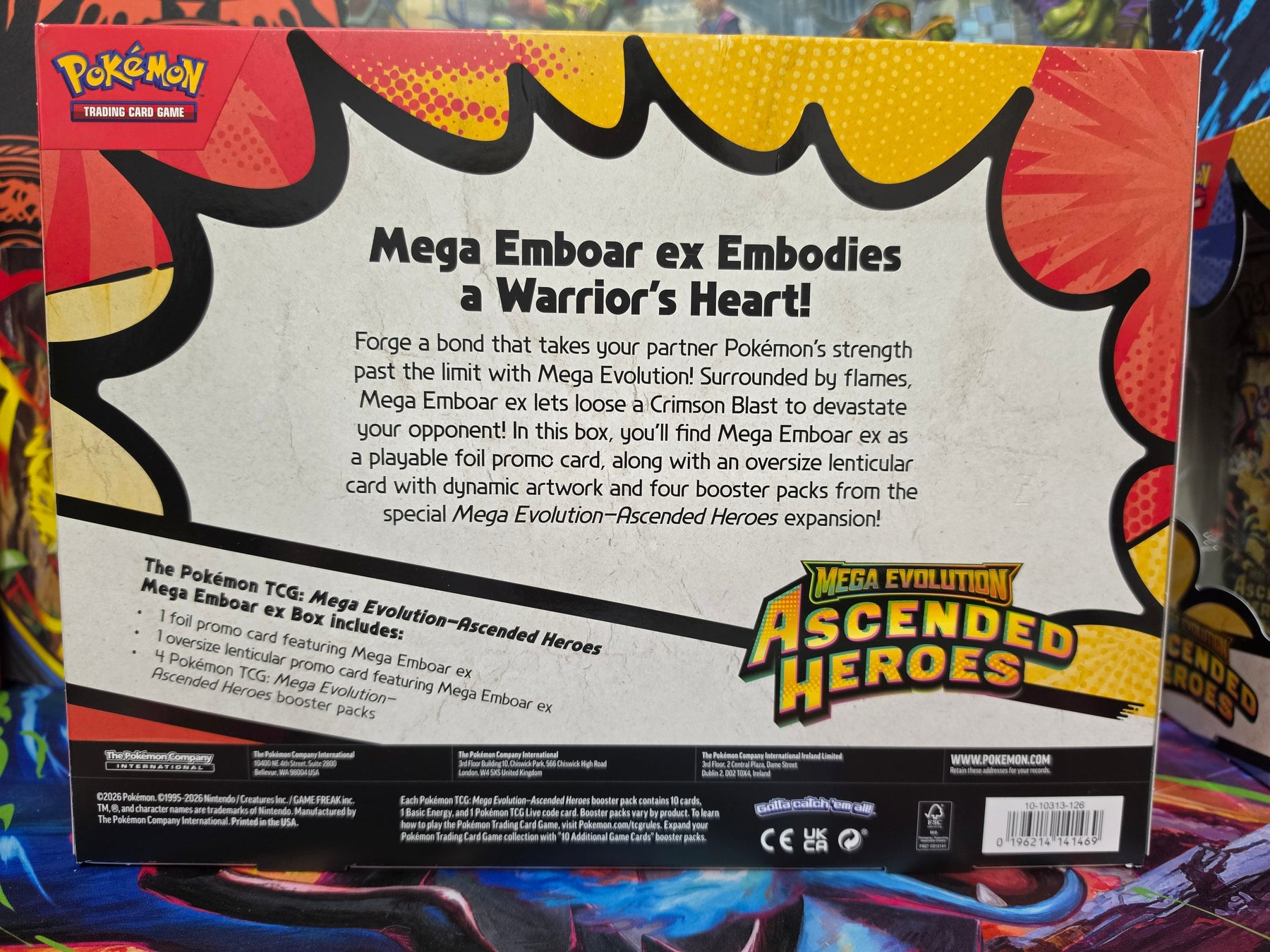 Pokémon TCG Ascended Heroes EX Box