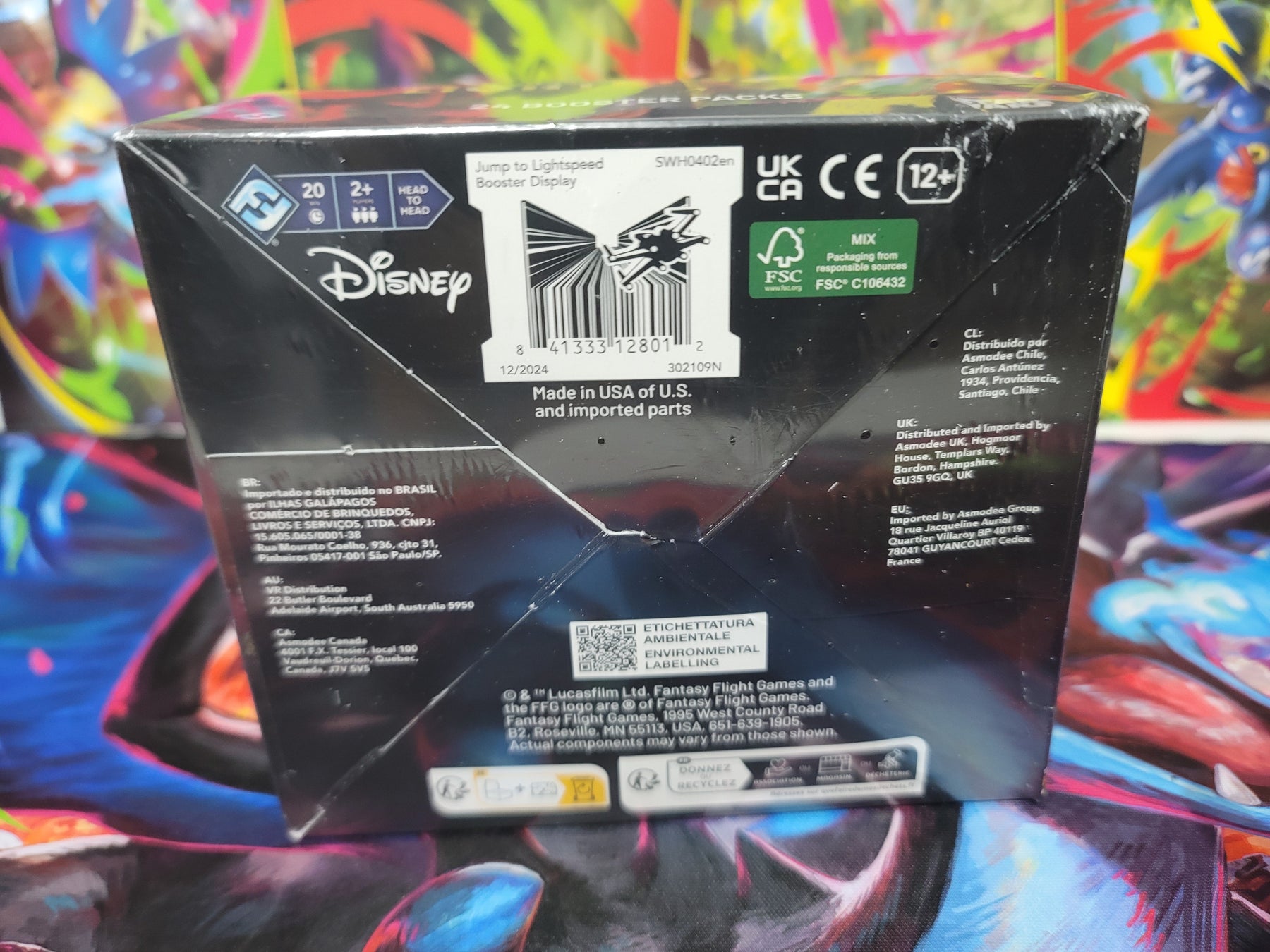 Star Wars: Unlimited TCG Jump to Lightspeed Booster Display